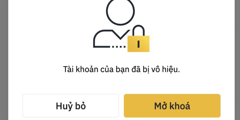 Tài khoản bị khóa có thể do lỗi hệ thống